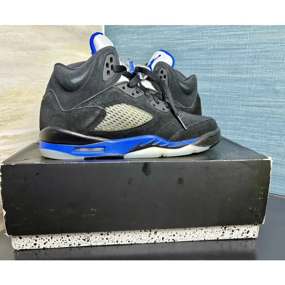 SZ 6.5Y (8W) - Youth Jordan 5 Racer Blue 2022 - Gently Used